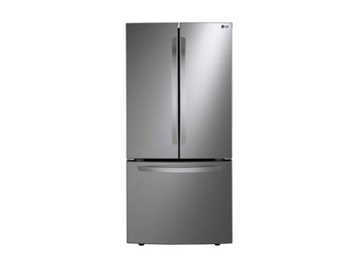 LG Réfrigérateur 25,0 pi³ avec porte à 2 battants avec système de refroidissement intelligent Plus 33 po argent platine LRFNS2503V