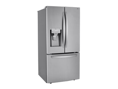 LG Réfrigérateur 24,5 pi³ avec porte à 2 battants avec technologie ThinQ® 33 po acier inoxydable résistant aux taches LRFXS2503S