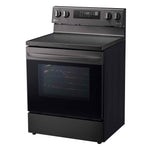 LG Black Stainless Steel 6.3 cu ft. Electric ThinQ® Range with Air Fry and Fan Convection- LREL6323D