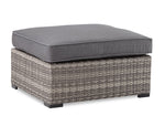 Caribe 2-Piece Outdoor Sectional and Ottoman - Grey