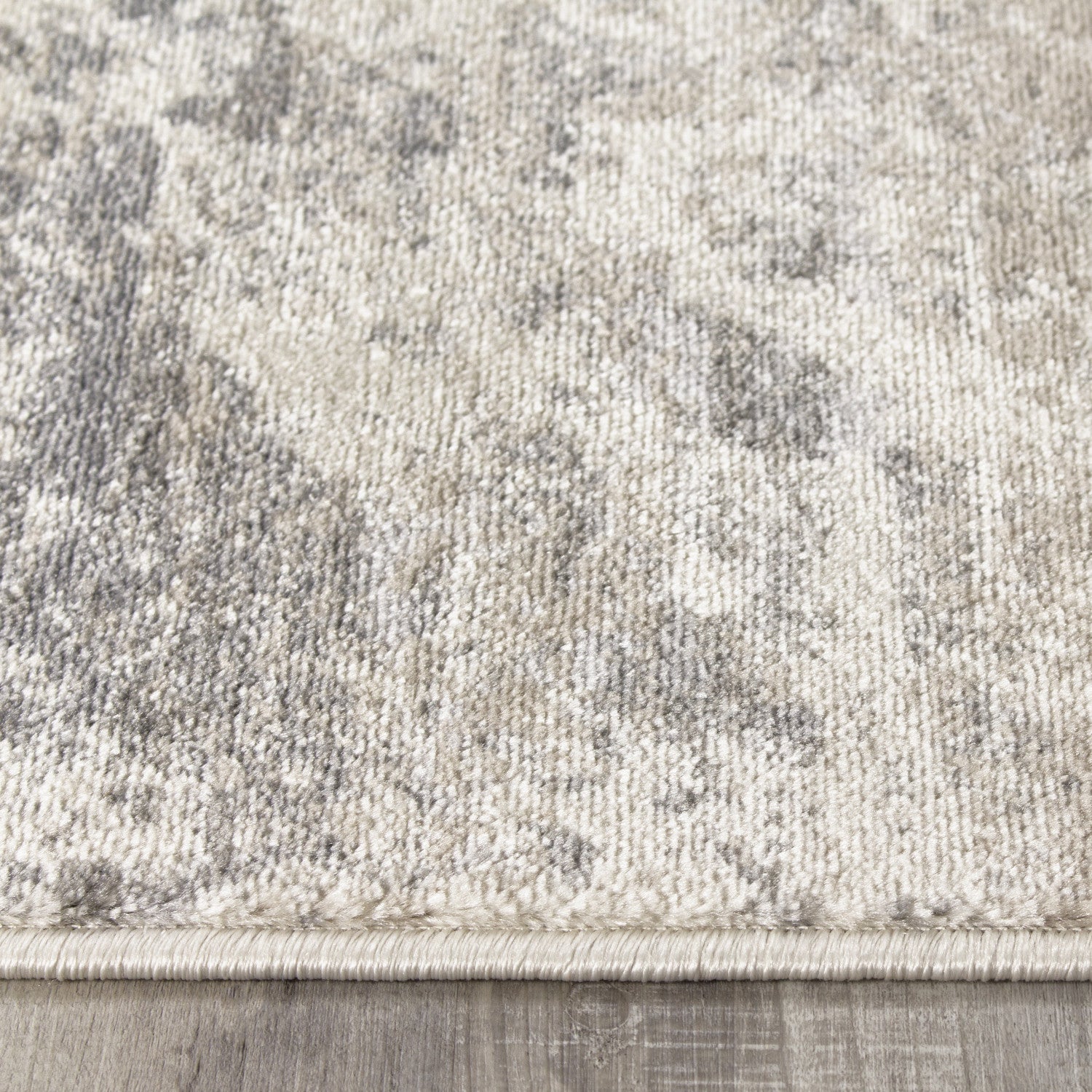 Adele 7'10" X 10'6" Faded Storm Rug - Cream Grey Area Rug