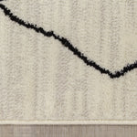 Meridian Pen-Drawn Trellis Lines Area Rug - 5' X 8' - Grey