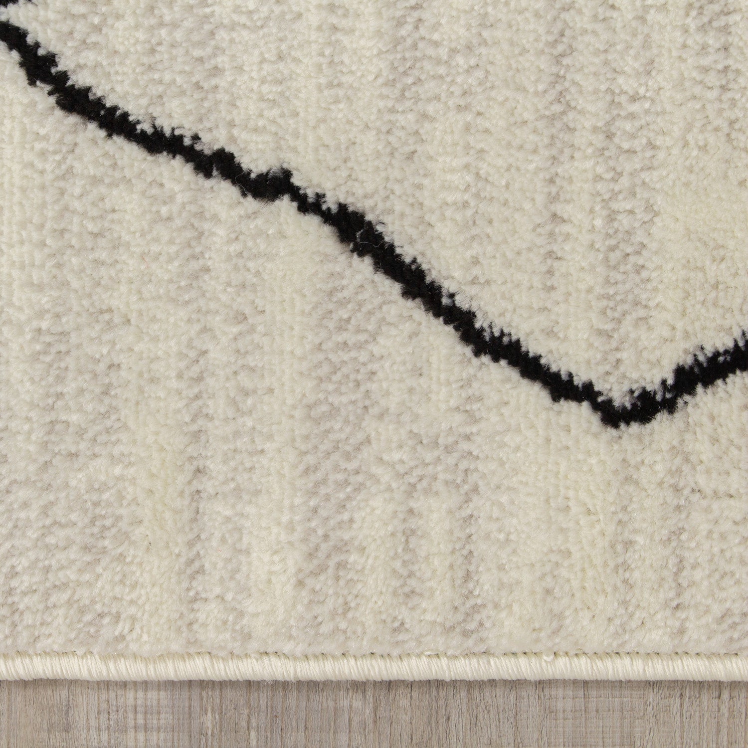 Meridian Pen-Drawn Trellis Lines Area Rug - 5' X 8' - Grey