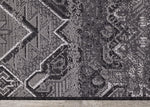 Jango Indoor/Outdoor Geometric Area Rug - 8' X 11' - Grey/Black