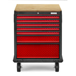 Gladiator Red Tread Premier Pre-Assembled 7 Drawer Modular Tool Storage Cabinet - GAGD277DKR