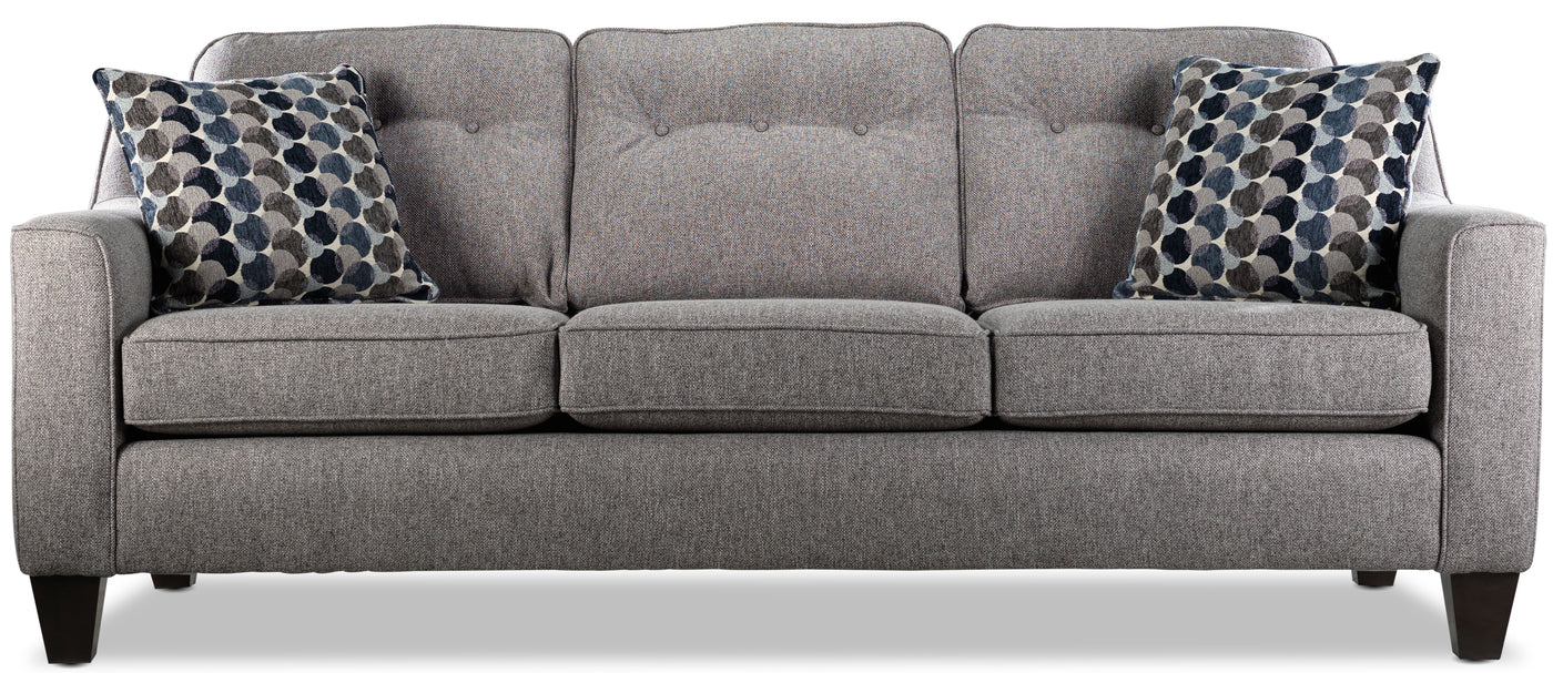 Rockford Sofa and Loveseat Set - Grey