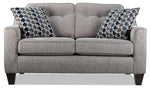 Rockford Sofa and Loveseat Set - Grey