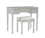 Virginia 2-Piece Vanity Set - Silver