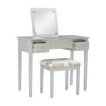 Virginia 2-Piece Vanity Set - Silver