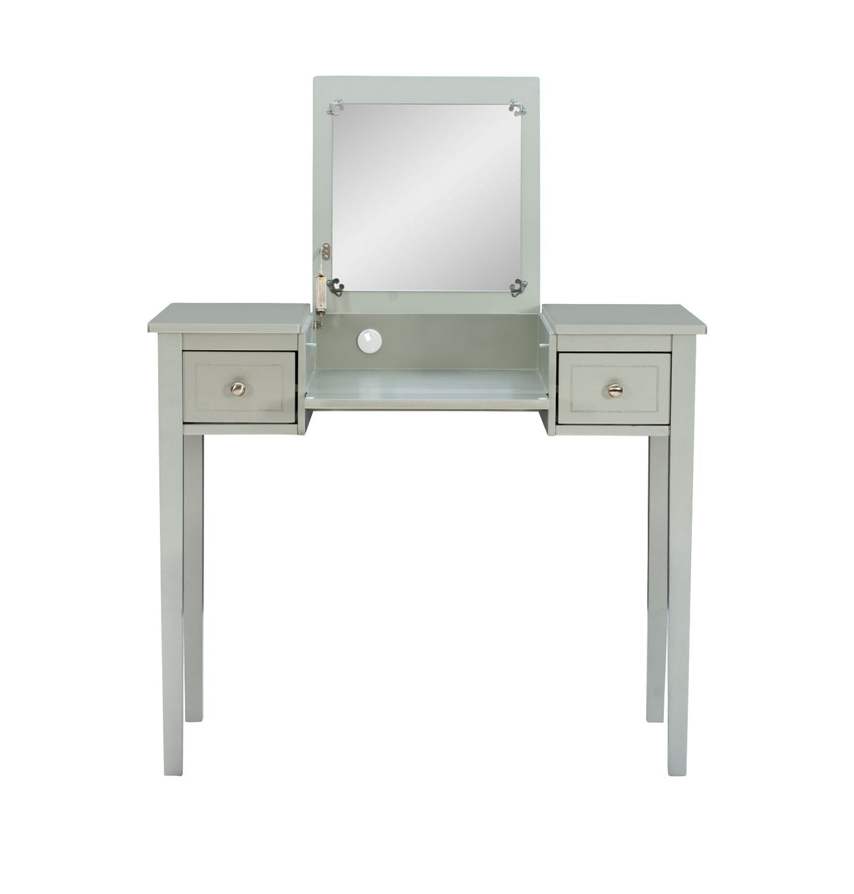 Virginia 2-Piece Vanity Set - Silver