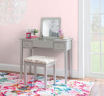 Virginia 2-Piece Vanity Set - Silver