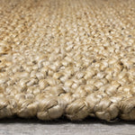 Jute Braided Area Rug - 5' X 8' - Beige