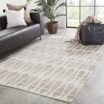 Armant III Area Rug - 7'9" X 9'9" - Ivory/Light Grey