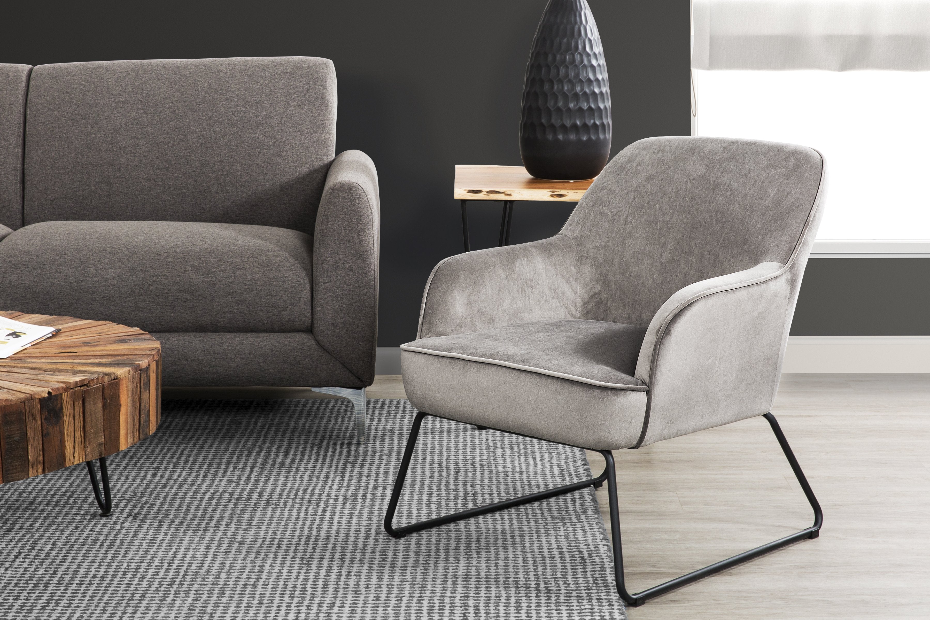 Alea Accent Chair - Slate