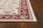 Camlann II Area Rug - 7'10" x 9'10" - Ivory/Red