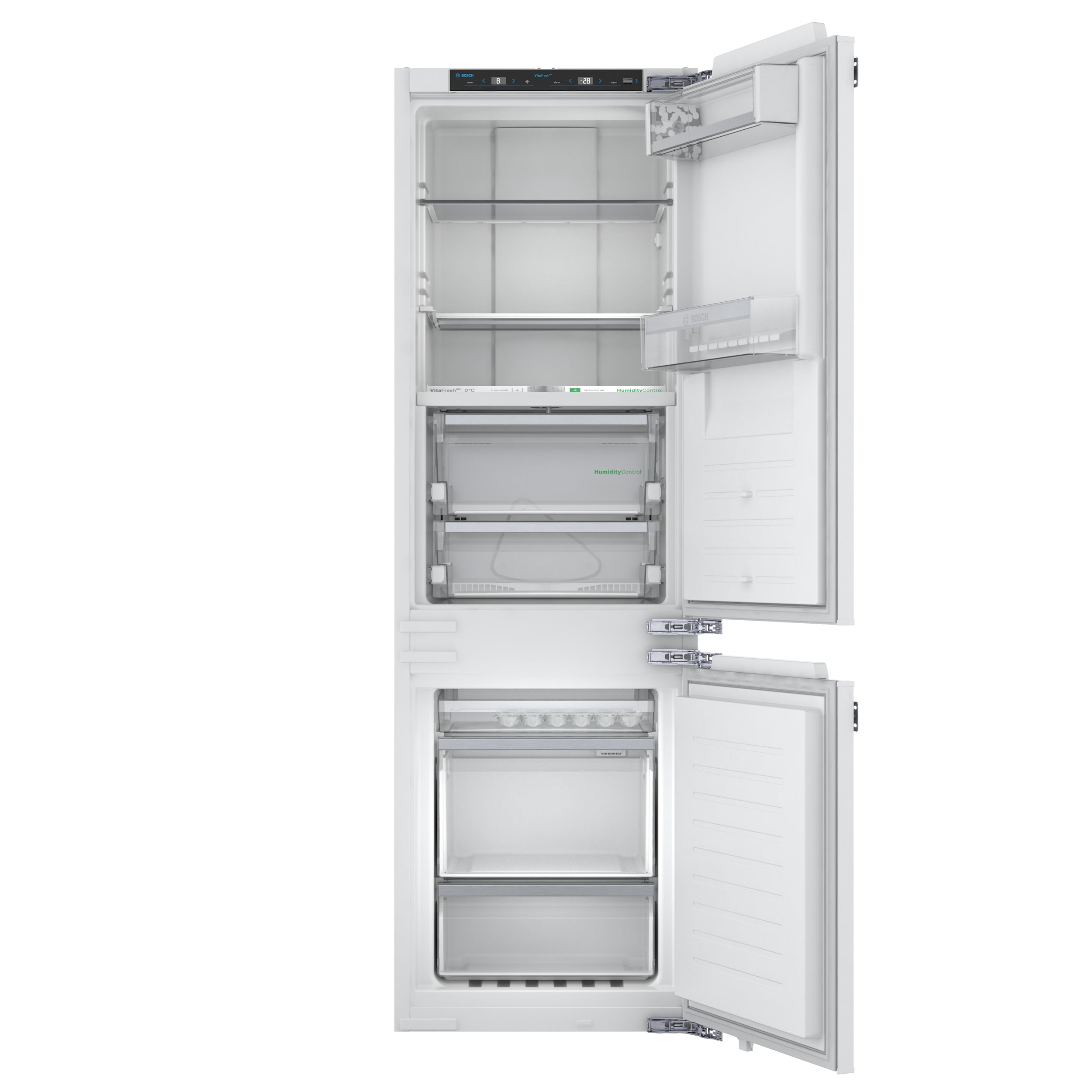 Bosch 800 Series 24" 8.3 Cu. Ft. Custom Panel Fully-Integrated Bottom Freezer - B09IB91NSP