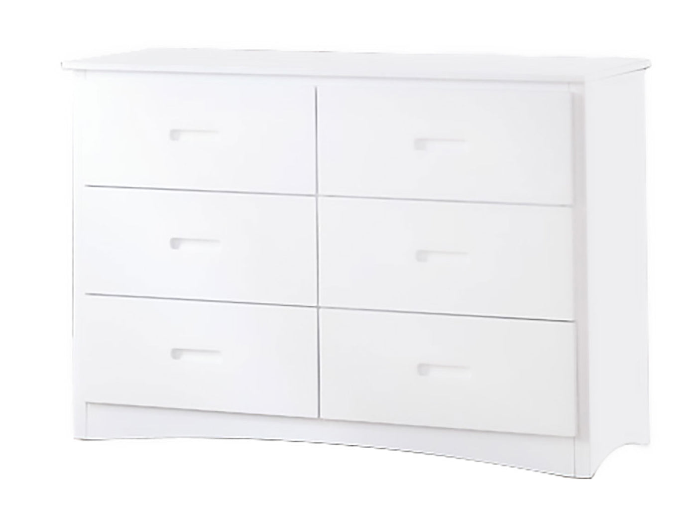 Galen 6 Drawer Dresser - White