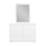 Galen 6 Drawer Dresser - White