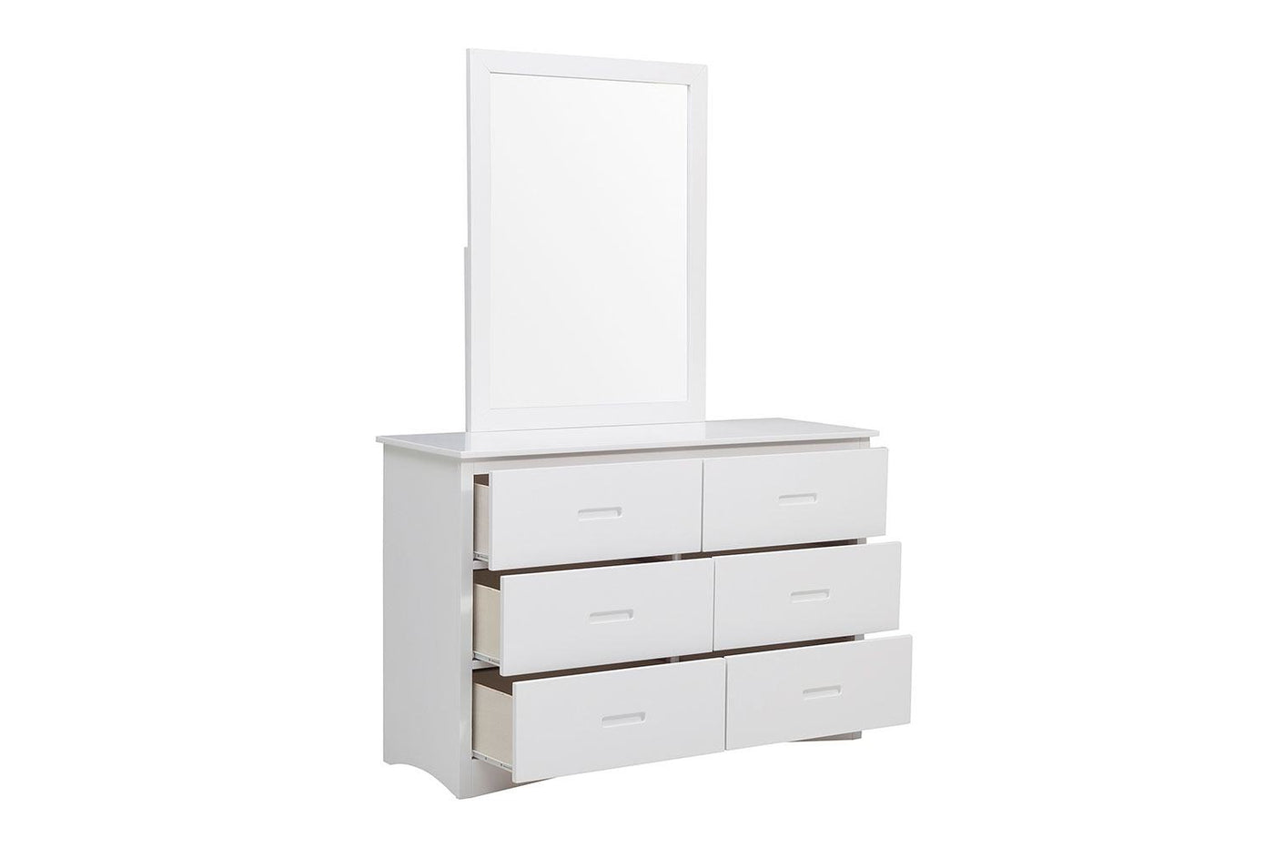 Galen 6 Drawer Dresser - White