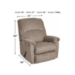 Ballinasloe Rocker Recliner - Platinum