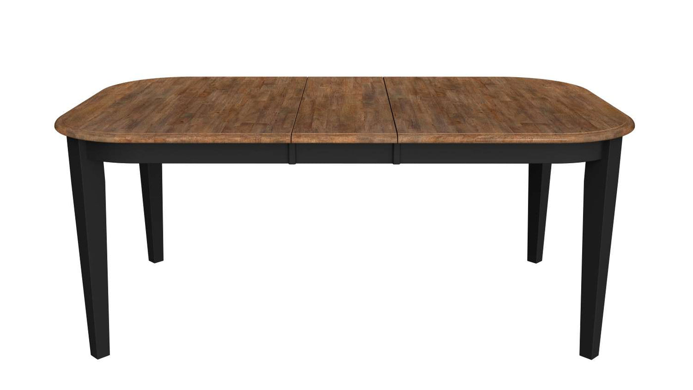 Barrie Extendable Dining Table - Brown, Black