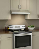 Broan Stainless Steel 30" 300 CFM Max Under-the-Cabinet Range Hood - BCS330SSC
