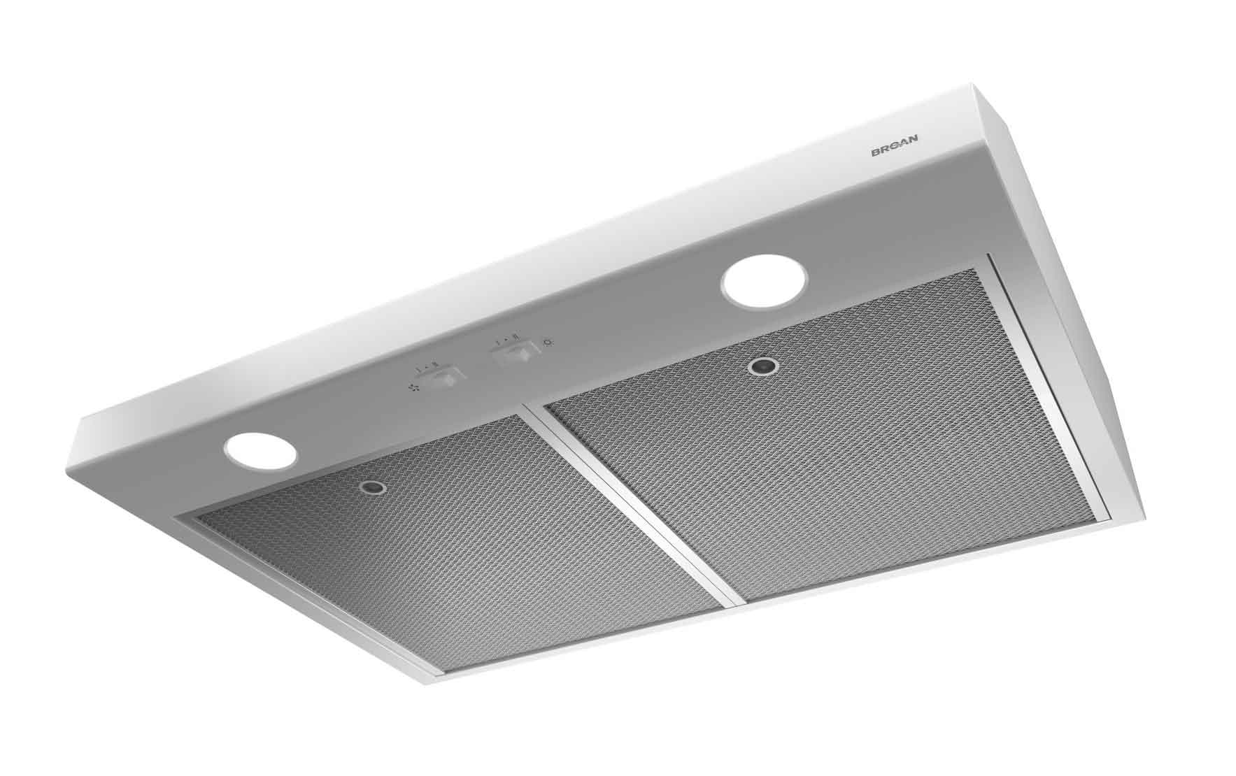 Broan White 24" 300 Max CFM Under-the-Cabinet Range Hood - BCS324WWC