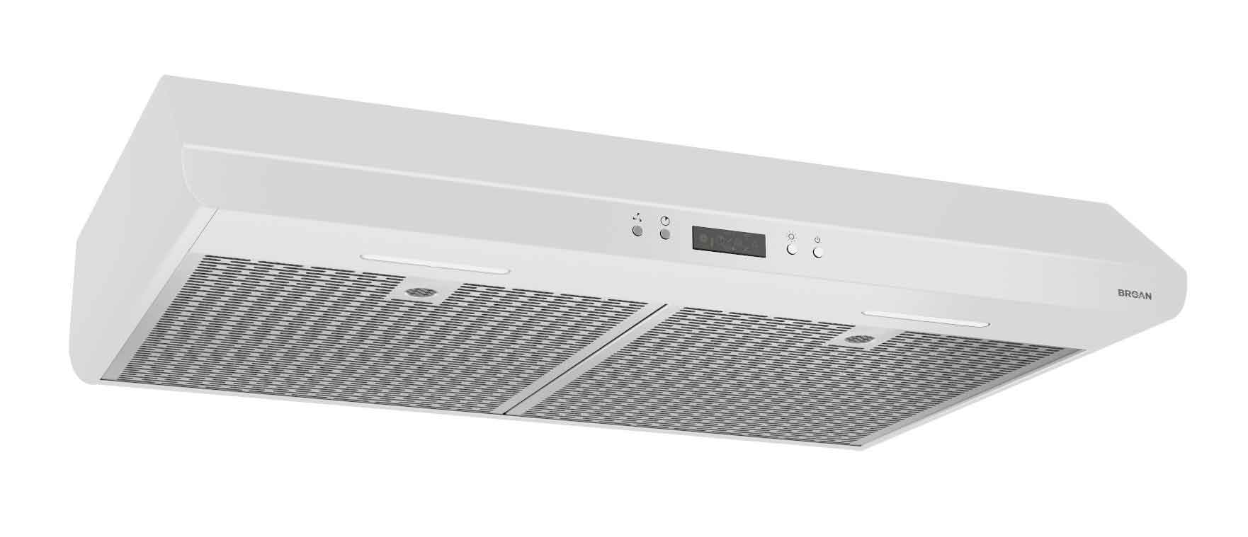 Broan White 30" 450 Max CFM Under-the-Cabinet Range Hood - BKDJ130WH