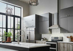 Broan Stainless Steel 24" 450 CFM Designer Pyramidal Chimney Hood - BWP1244SS