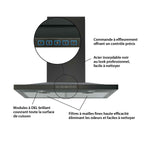 Broan Black Stainless Steel 30" 450 CFM Designer Chimney Range Hood - BWS1304BLS