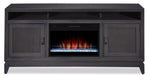 Bayshore Fireplace TV Stand - Grey