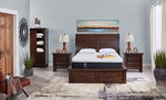 Eden 3-Piece Queen Storage Bed - Dark Brown