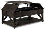 Brandon 48" Lift-Top Coffee Table - African Grey