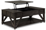 Brandon 48" Lift-Top Coffee Table - African Grey