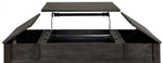 Brandon 48" Lift-Top Coffee Table - African Grey