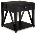 Brandon 24" End Table - African Grey