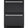 Café Réfrigérateur encastré à 2 tiroirs 5,7 pi³ noir mat CDE06RP3ND1