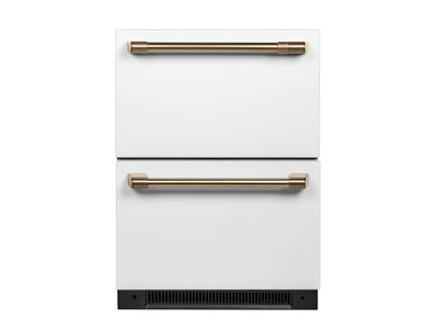 Café Réfrigérateur encastré à 2 tiroirs 5,7 pi³ blanc mat CDE06RP4NW2