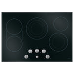 Café Black 30" Built-In Knob Control Electric Cooktop - CEP70302MS1