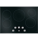 Café Black 30" Built-In Knob Control Electric Cooktop - CEP70302MS1