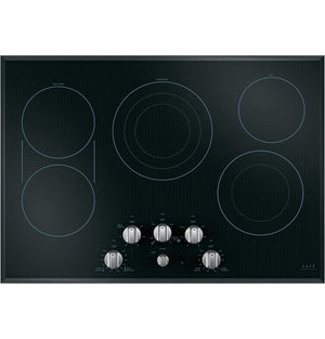 Café Surface de cuisson électrique encastrée avec boutons de commandes 30 po noir CEP70302MS1