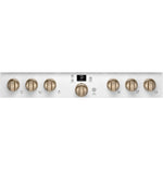 Café Matte White 36" All-Gas Commercial-Style Smart Range (6.2 Cu.Ft) -CGY366P4TW2