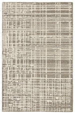 Ithakis Area Rug - 5' X 8' - Grey/Cream