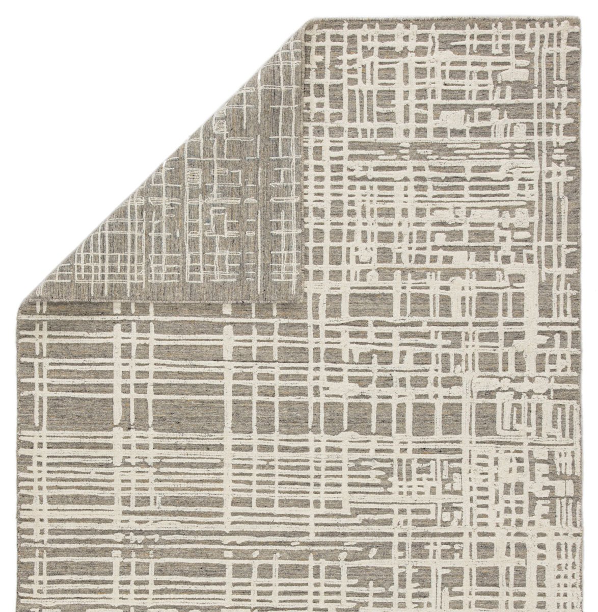Ithakis Area Rug - 5' X 8' - Grey/Cream