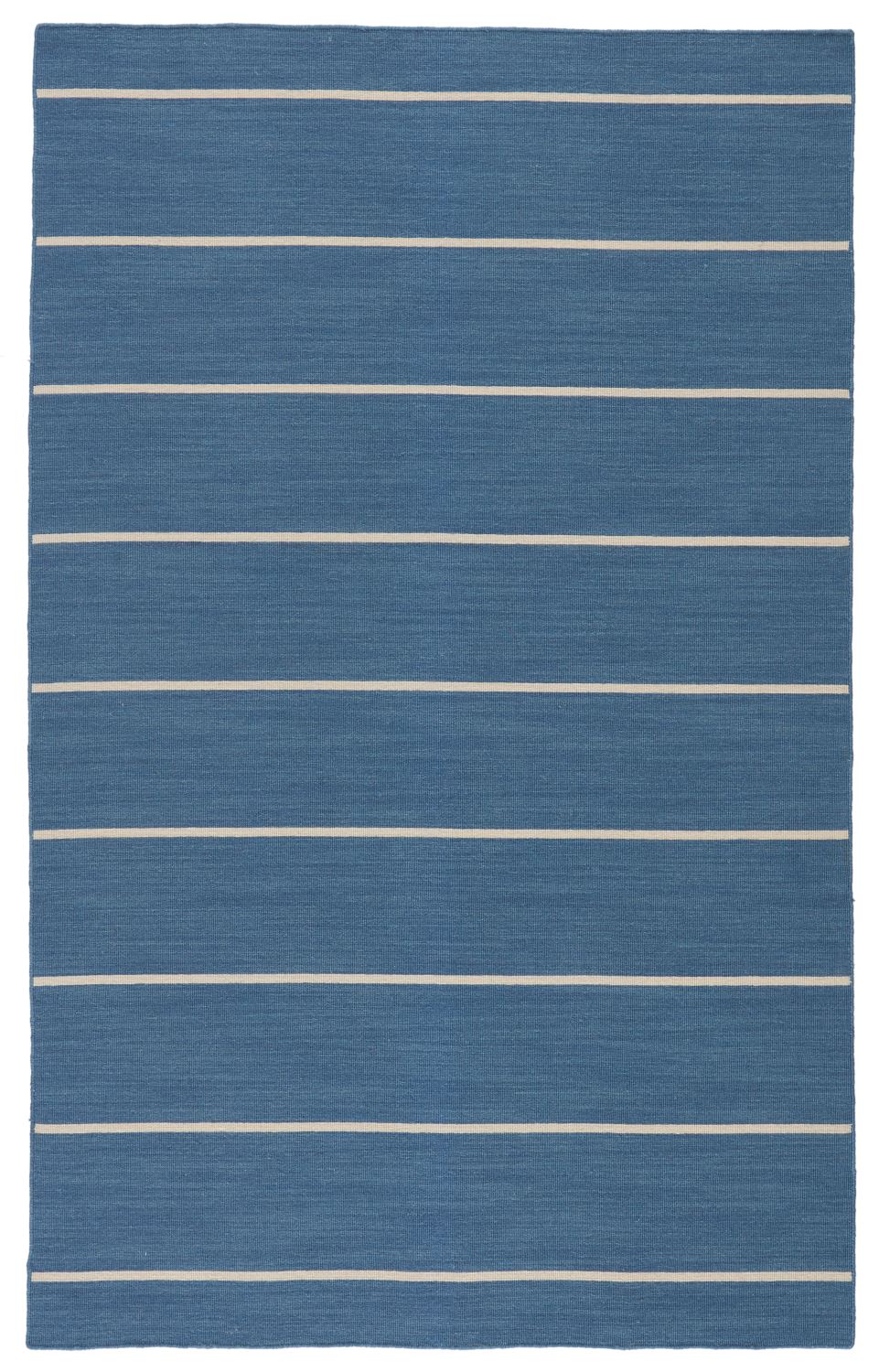 Agkiras I Area Rug - 10' X 14' - Blue/Cream