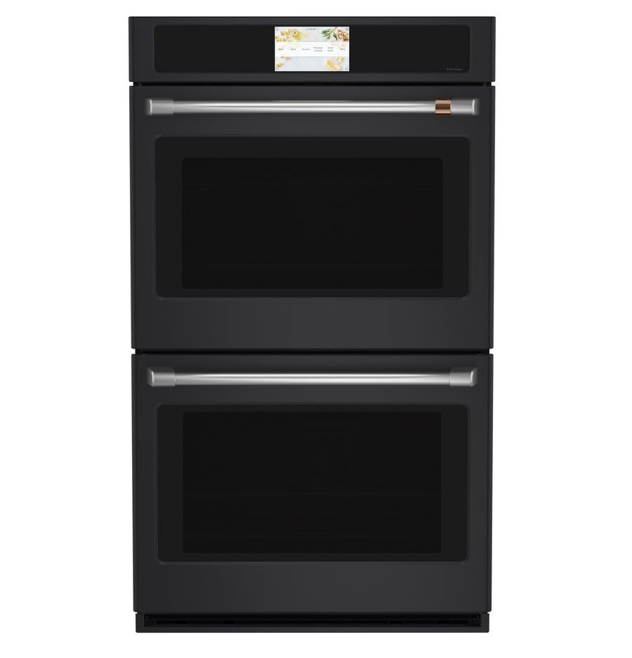 Café Matte Black 30" Built-In Convection Double Wall Oven (10 Cu.Ft) - CTD90DP3ND1