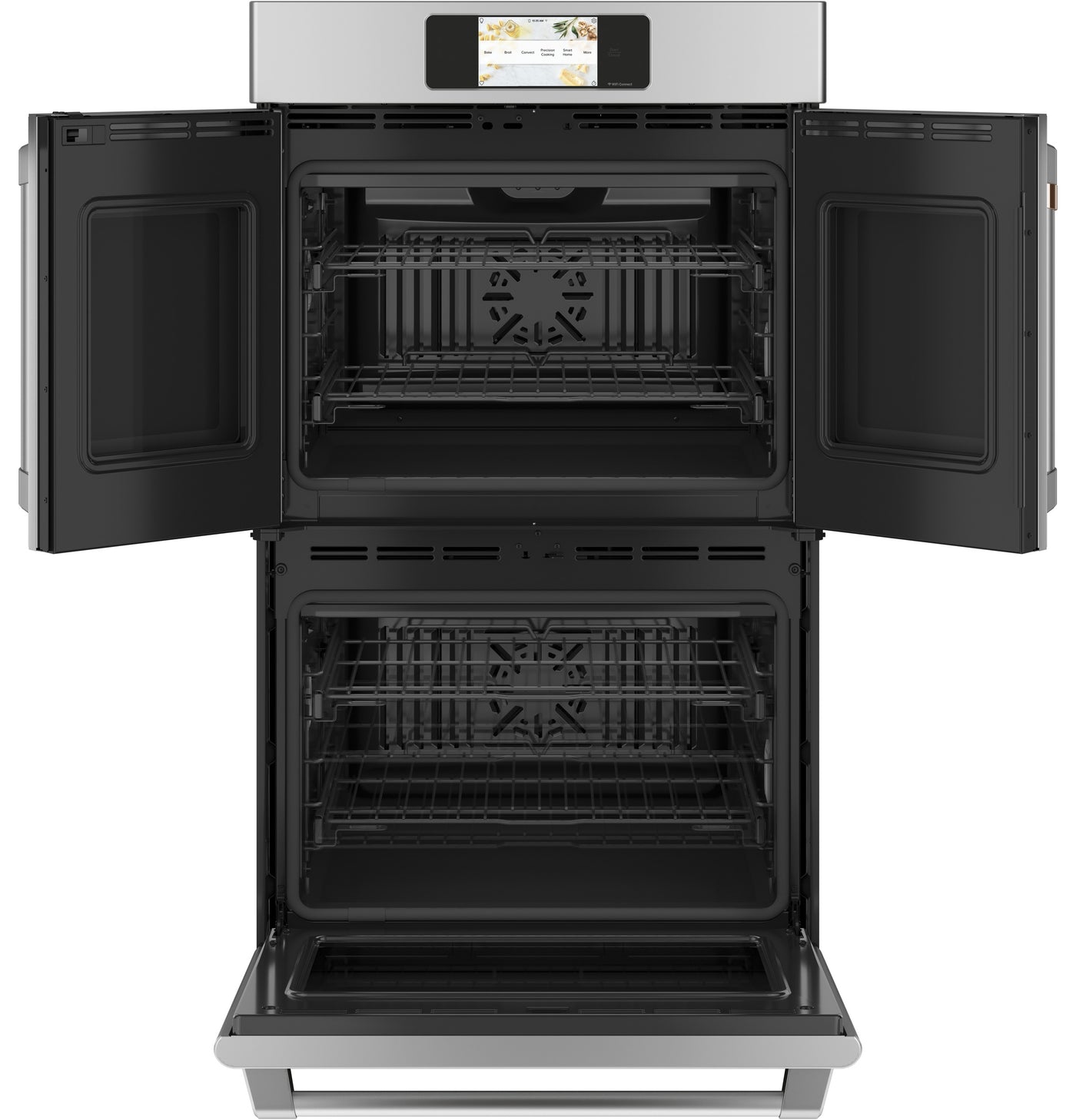 Café Stainless Steel 30" Built-In French-Door Double Convection Wall Oven (10.0 Cu.Ft) - CTD90FP2NS1