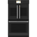 Café Matte Black 30" Built-In French-Door Double Convection Wall Oven (10.0 Cu.Ft) - CTD90FP3ND1