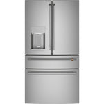 Café 36" 27.8 Cu. Ft. Stainless Steel 4-Door French Door Refrigerator - CVE28DP2NS1