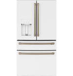 Café 36" 27.8 Cu. Ft. Matte White 4-Door French Door Refrigerator - CVE28DP4NW2